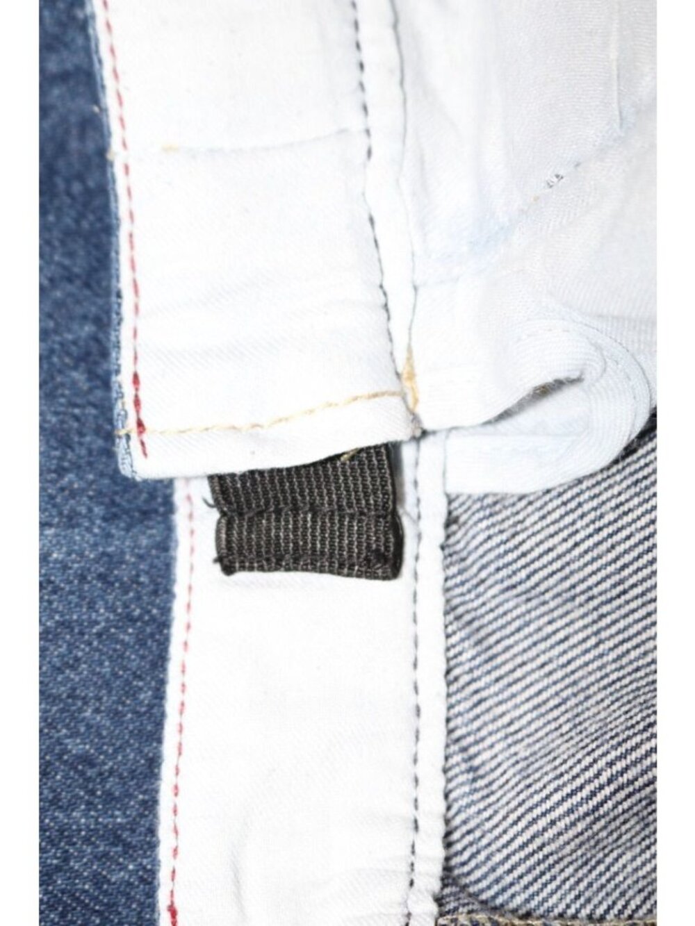 Lands End Jeans Women 10 T Indigo Blue Utility Denim Straight Leg Western VTG 90 - Picture 7 of 9